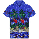 Hawaiian palm trees 3D Print Men Shirt 5