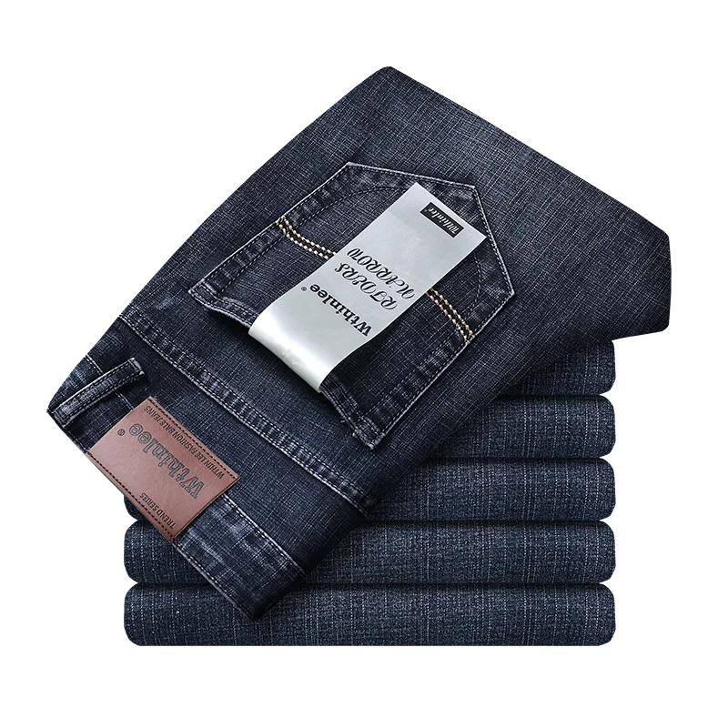 Wthinlee-New-Business-Men-s-Jeans-Casual-Straight-Stretch-Fashion-Classic-Blue-Black-Work-Denim-Trousers