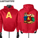 Alvin and The Chipmunks 2025 Fashion Unisex Casual Sportswear Men's Hoody Alvin Chipmunk Halloween Costume Women's Pullover Tops
