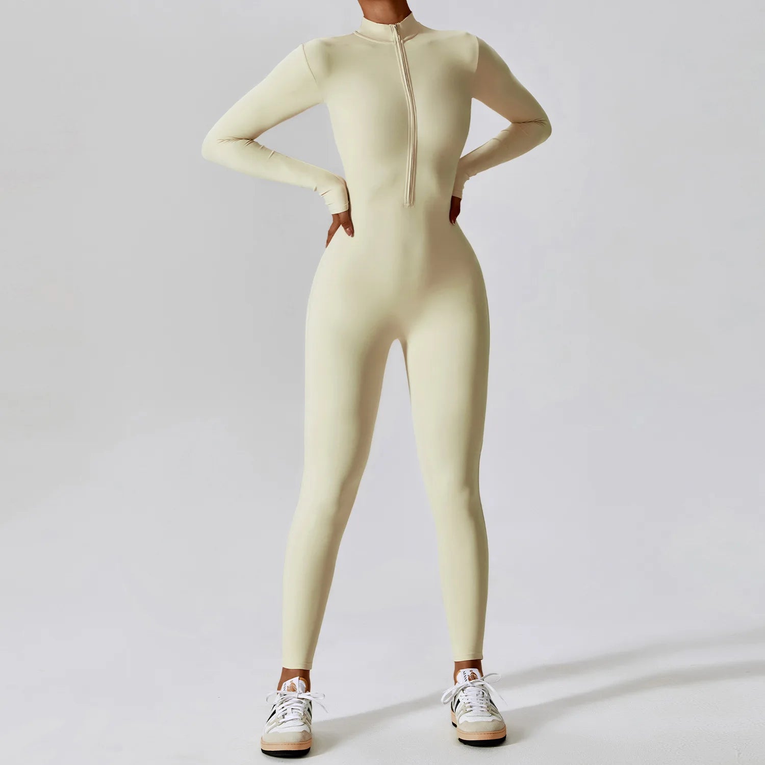 Long-Sleeved Performance Yoga Boilersuit