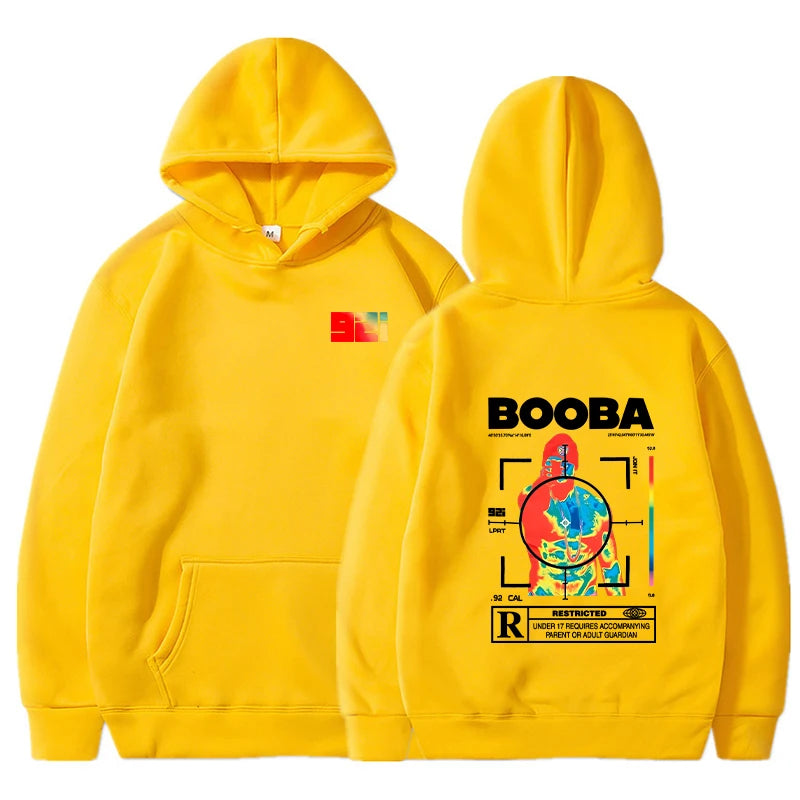 B2O Hoodies Men's Stylish Printed Long Sleeve Sweatshirts Women's Casual Harajuku Street Style Sweatshirts Pullovers Sudaderas