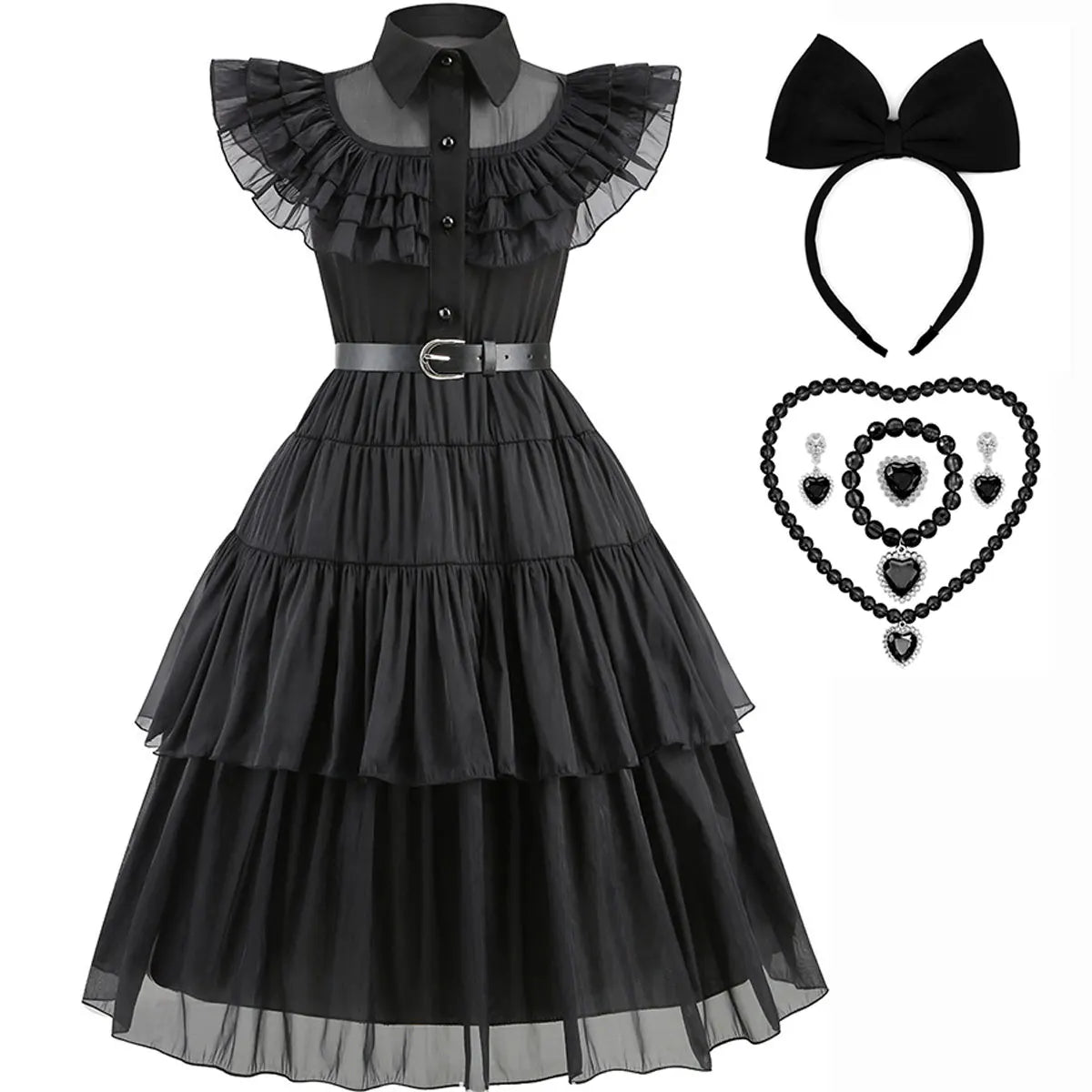 Children’s Classic Gothic Peter Pan Collar Dress