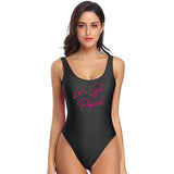 80s 90s Retro High-Cut One-Piece | Vibrant Pink Bodysuit