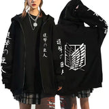 Women’s Anime Zip-Up Sports Hoodie