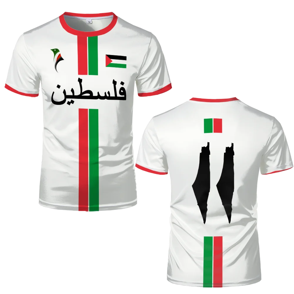 2025 New Palestine Football T-shirts Summer  Men's And Women Palestinian Jersey Gaza Kid's Tees Gifts Wholesale Unisex T Shirt 4
