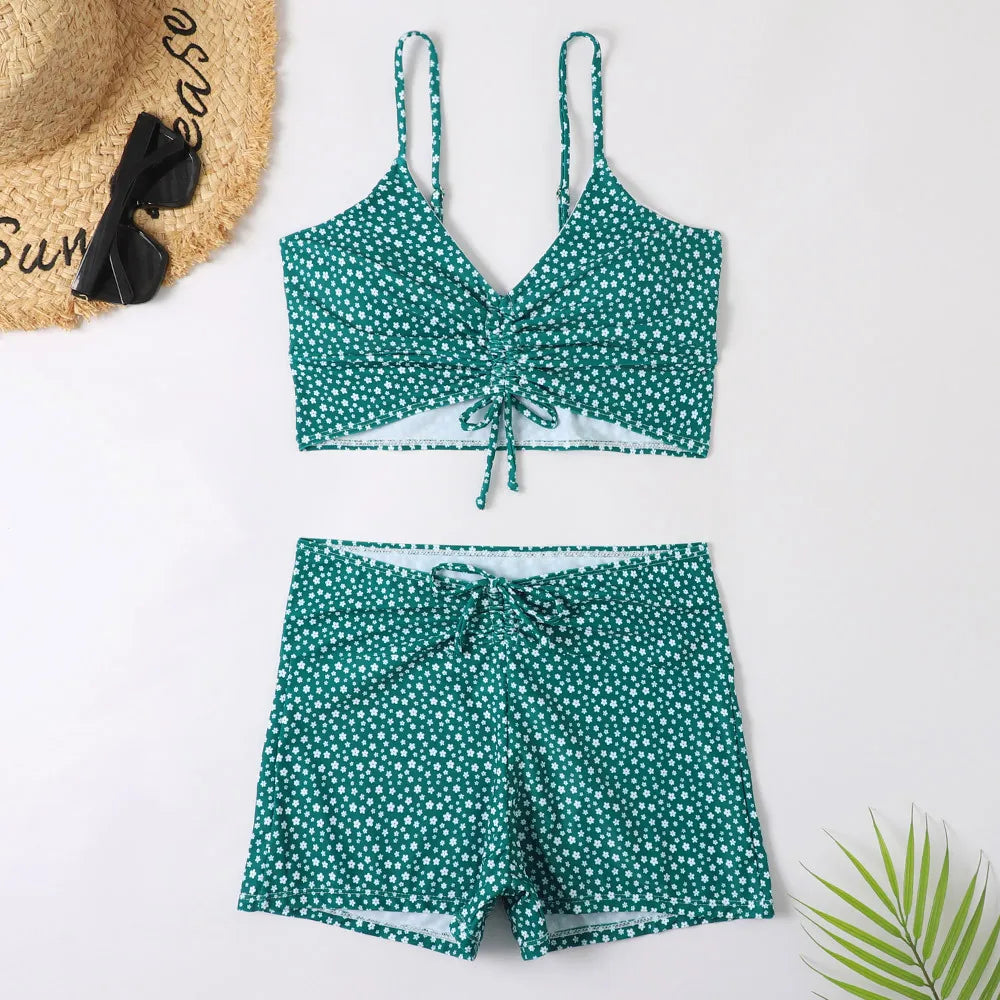 High Waist Bikini 2023: Push Up Floral Print Swimsuit for Women 4