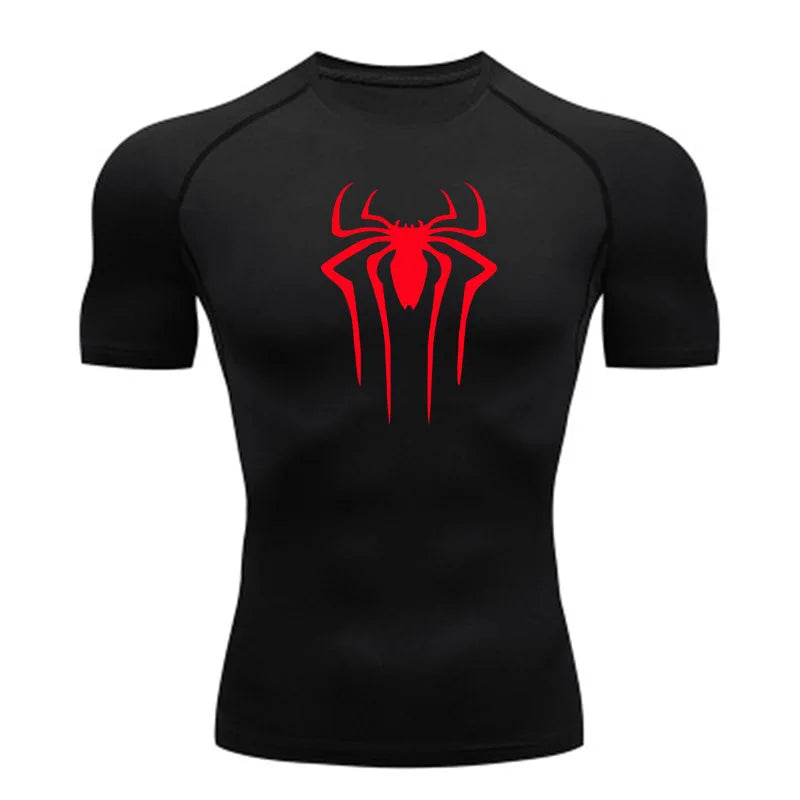 New Compression Shirt Men Fitness Gym Super Hero Sport Running T-Shirt Rashgard Tops Tee Quick Dry Short Sleeve T-Shirt For Men 3