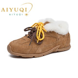 AIYUQI-Women-Sneakers-New-Genuine-Leather-Retro-German-Training-Shoes-Women-Winter-Velvet-Fur-Flat-Casual
