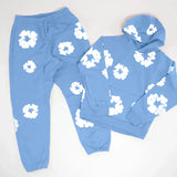 DENIM TEARS brand hot selling new fashionable cotton foam printed hoodie, European and American trendy men's sports suit 3