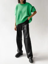 Light Blue Oversized Sweaters For Women 2024 Trend White Loose Sweater Casual Autumn Winter Warm Thick Knit Sweater Women Jumper 11