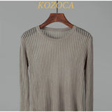 Kozoca-Fashion-White-Elegant-Striped-See-Through-Women-Tops-Outfits-Long-Sleeve-T-Shirts-Tees-Skinny