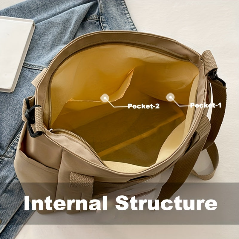 Women’s Water-Resistant Nylon Shoulder Bag