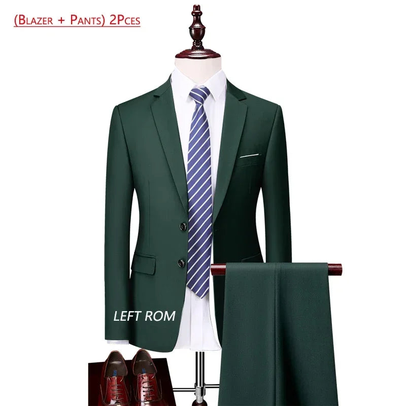 Men’s Premium 3-Piece Formal Suit Set