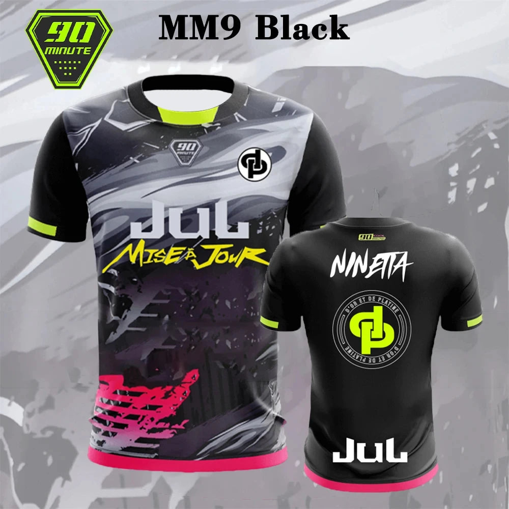 Jersey 90 Minute Mm9 Men's Street Wear 3d Printed Quick Drying Breathable T-shirt Children's 3d Round Neck Short Sleeve Top 2