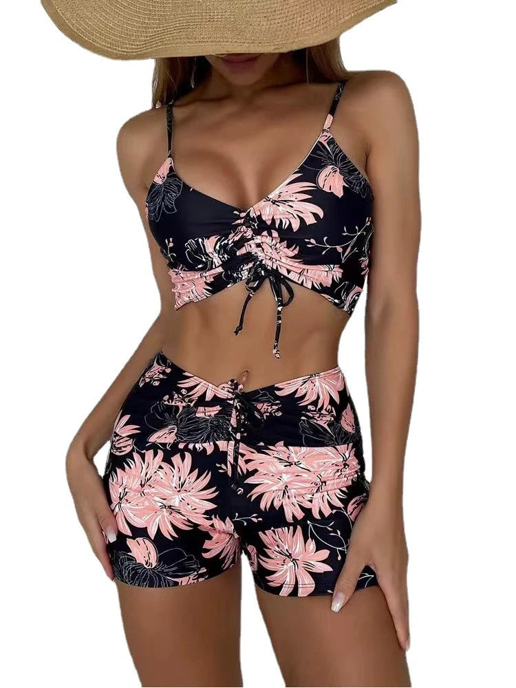 High Waist Bikini 2023: Push Up Floral Print Swimsuit for Women 6