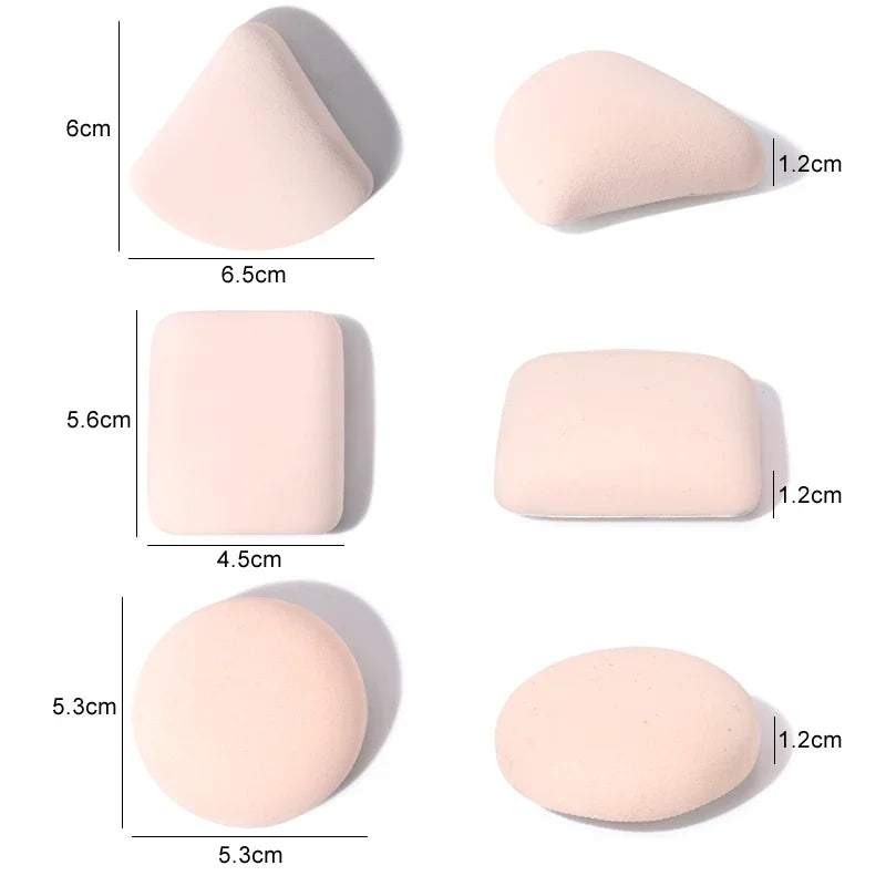 3Pcs Soft Cute Makeup Puff Set Dry Wet Combined Cosmetic Sponge Cushion Puff Foundation Cream Blender Makeup Tools Accessories 6
