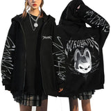 KPOP DominATE Tour Merch FELIX HAN BANGCHAN CHANGBIN HYUNJIN SEUNGMIN LEE KNOW Cartoon Print Zip Up Women/Men Hoodie Sweatshirt 4