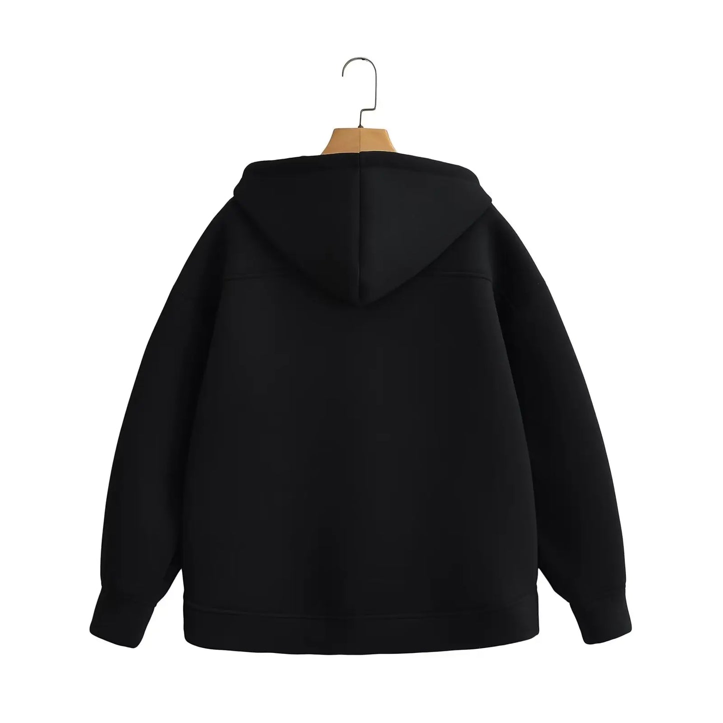 MUJER Zip up Hoodies Women Autumn Hooded Sweatshirt Woman Long Sleeve Oversized Women's Sweatshirts Zip Hoodie Women Jackets 6