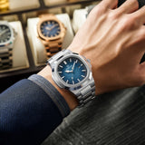 Men Quartz Watch Luxury Waterproof Date Week Luminous Wristwatch Stainless Steel Men's Watches 5