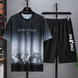 Men's Breathable Ice Silk Sports Set