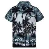 Hawaiian palm trees 3D Print Men Shirt 4