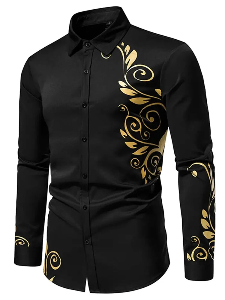 Men-s-3D-Textured-Printed-Casual-Shirt-Buttoned-Long-Sleeve-Autumn-Versatile-Lapel-Luxury-Fashion-Long
