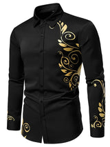 Men-s-3D-Textured-Printed-Casual-Shirt-Buttoned-Long-Sleeve-Autumn-Versatile-Lapel-Luxury-Fashion-Long