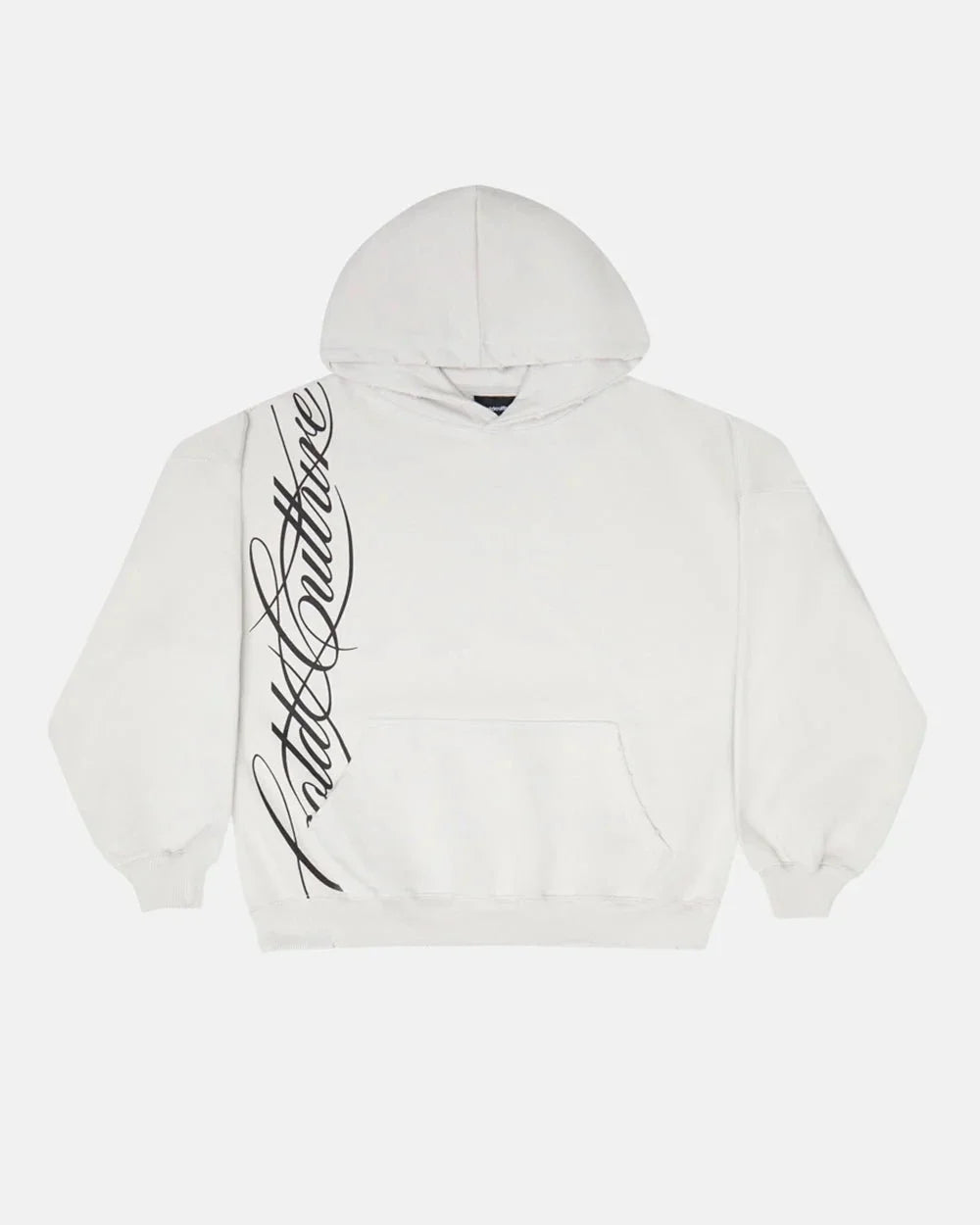 Y2K Gothic Letter Print Hoodie