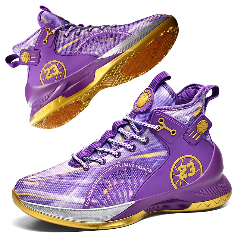 Men's Fashion Basketball Sneakers | Breathable Running & Sport Shoes