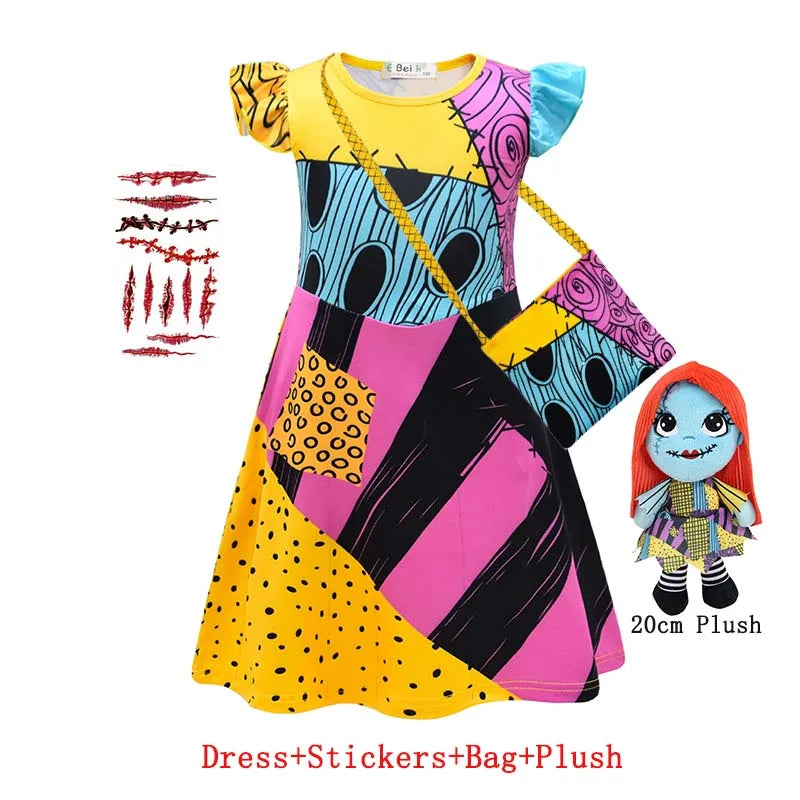 Girls' Sally Cosplay Party Dress