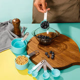 8PCS/set Stainless Steel Measuring Cup and Spoon Set with Scale for Accurate Baking and Cooking Grain Dessert Measuring Tools 2