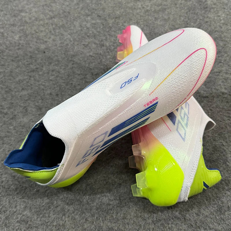 Men TF/FG Football Field Boots Society Cleats Professional Soccer Shoes Grass Training Football Shoes Ultralight Indoor Sneaker