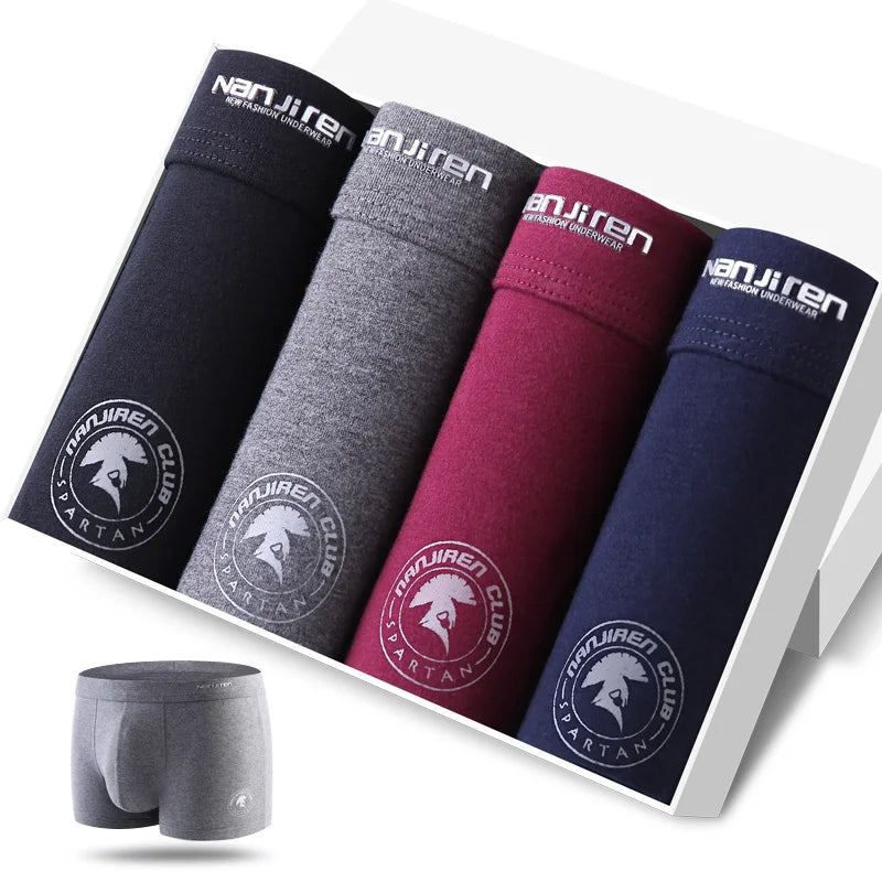 4-Pack Men’s Comfort Cotton Boxer Shorts