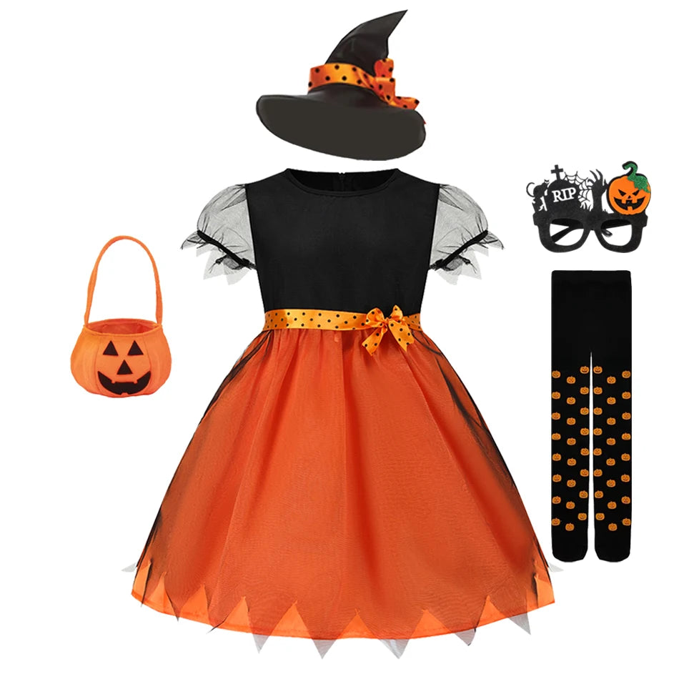 Children’s Pumpkin Carnival Dress