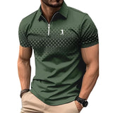 Men’s Sport Zip-Polo Shirt