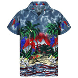 Hawaiian palm trees 3D Print Men Shirt