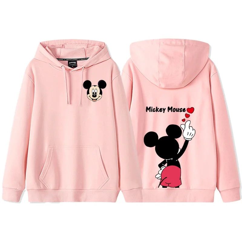 Anime Cartoon Disney Donald Duck Daisy Duck Couple Hooded Hoodie Women's Autumn/Winter Coat hoodie  sweatshirt  anime hoodie 5