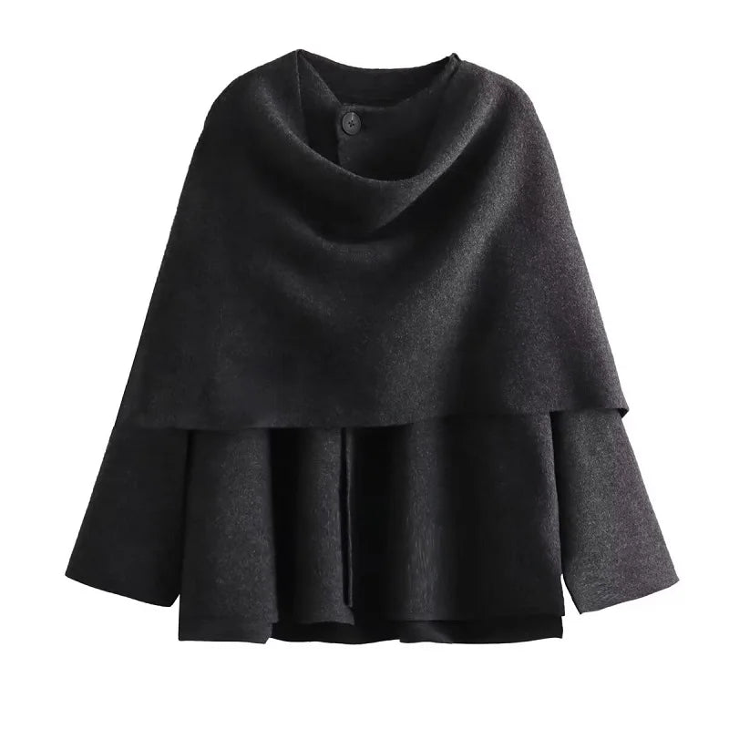MUJER Plush Winter Coats for Women Asymmetric Scarf Demi-season Jacket for Women Parkas Long Sleeve Padded Coat Woman Jacket 3