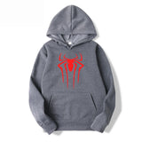 2024Fashion brand Men's Hoodie Casual Hoodie Sweatshirt Men's/Women's top Solid color printed spider hoodie sweatshirt 3