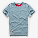 Men's T-shirt Cotton Solid Color t shirt Men Causal O-neck Basic Tshirt Male High Quality Classical Tops 3