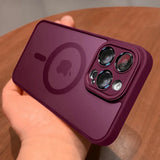 Magnetic Matte Translucent Case with Lens Protection