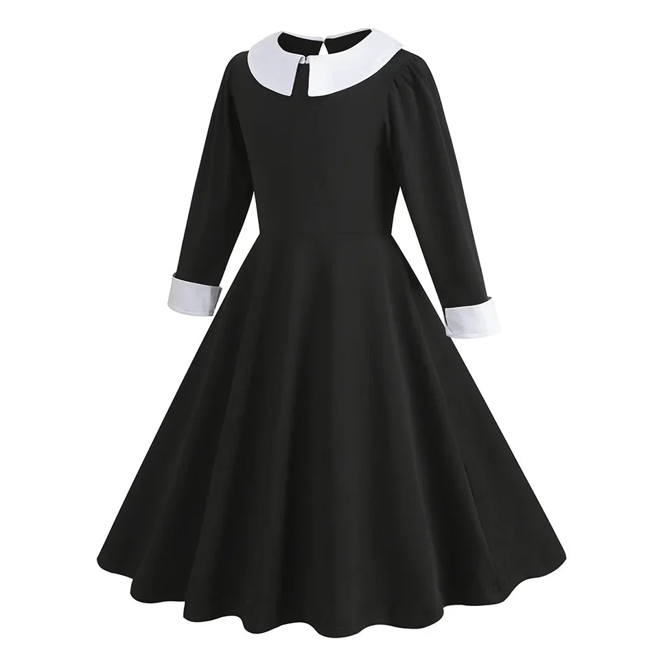 Girls' Gothic Ball Gown Costume