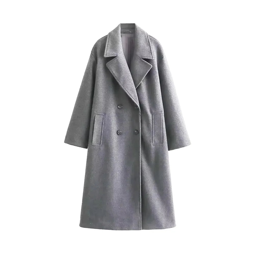 Oversized Soft Woolen Overcoat