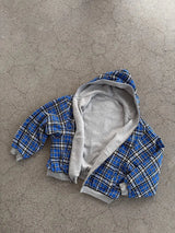 Mauroicardi Spring Oversized Reversible Hoodies Men Luxury Designer Clothing Hoodie with Plaid Lining Sweatshirt Streetwear 2025 3