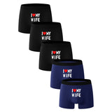 Men’s "I Love My Wife" Personalized Boxer Shorts (6-Pack)
