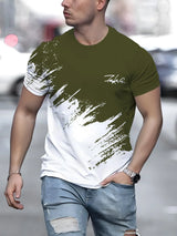 Men's T Shirt Short Sleeve Crew Neck Casual Outdoor Pullover T Shirt For Men Streetwear Sportshirt Top Tees Oversized Clothing 3