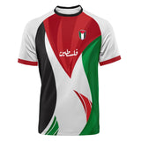 Fashion Palestine Flag Football T Shirts Summer Casual 3D Printed Mens Sports Jersey Loose O Neck Quick Dry Breathable Tees Tops
