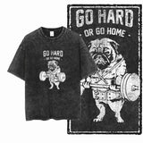 Acid-Washed Graphic Performance Tee