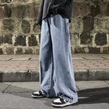 Korean Style Men’s Wide Leg Jeans