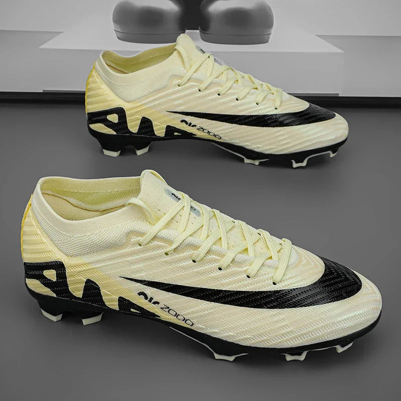 Mid-top New Men Soccer Shoes Cleats Hot-selling Non-Slip FG/TF Football Boots High-quality Match Sneakers Futsal Indoor